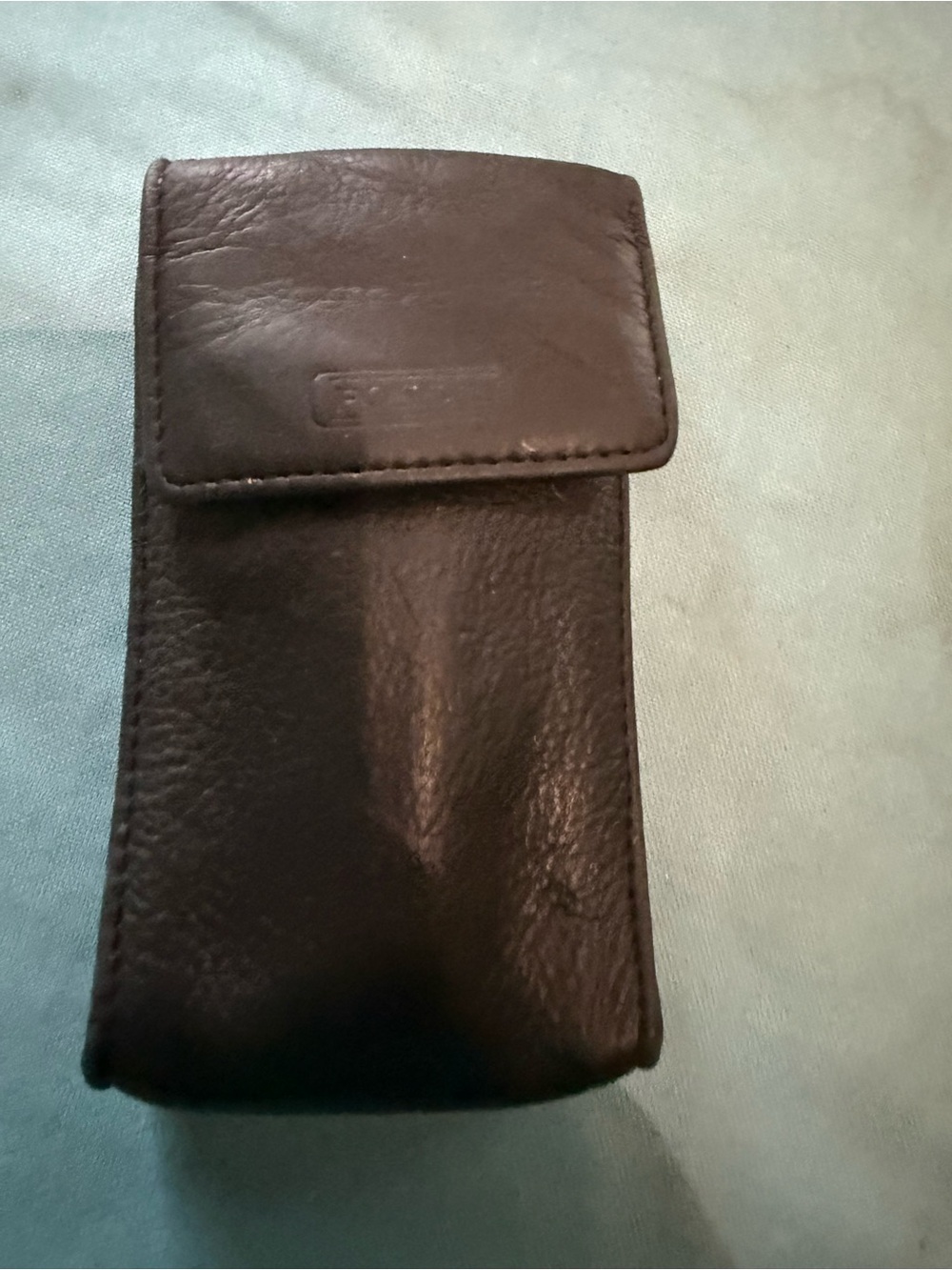 Fossil Brown Leather Cell Phone Holster